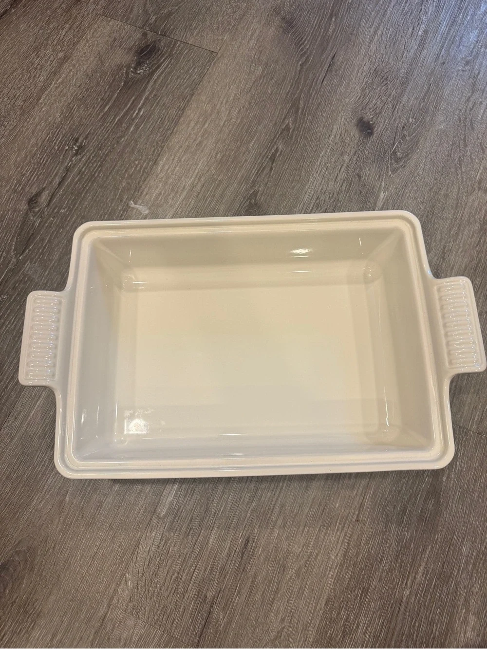 Le Creuset Heritage 4-Qt. Chambray Rectangular Casserole Dish with Lid Brand New